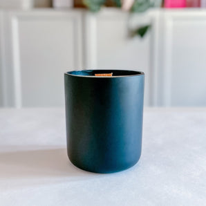 Signature Matte Black Candle - bells box collective